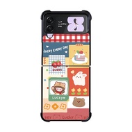Samsung Z Flip 3 4, Z Fold 3 4 5G Cute Case Girl AE1270 Custom Case V3