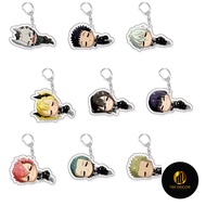 Anime Kaiju No. 8 Ashiro Mina Cosplay Acrylic Keychain Reno Ichikawa Funny Key Chains Bag Keyring Ma
