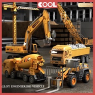 Construction Toys Lori Mainan Excavator Lorry Truck Toys Crane Bulldozer Backhoe Forklift Kids Toys