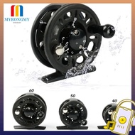 MYRONGMY Ice Fishing Reel, Fish Tackle Tool Equipment Right/Left Hand Fly Ice Sea Fish Wheel, Light 