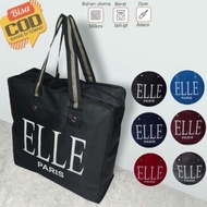 JM05- Shopping Bag Tas Belanja Lipat Serbaguna Elle Paris Tas Travel Mudik wadah Baju Tas Loundry Cu