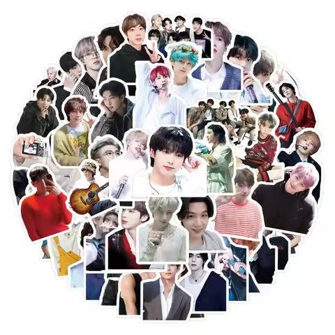 57pcs BTS Graffiti Stickers Suitcase Water Cup Stationery Mobile Phone Car Scooter Laptop Refrigerat