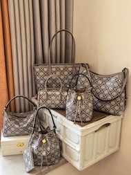 TORY BURCH TMonogram 提花手袋水桶包