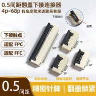 FPC/FFC Connector 0.5mm Pitch Clamshell Lower Connection Type 4~68P Most Specifications Optional Pat