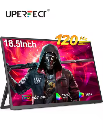 UPERFECT UMax 18.5" Computer Monitor IPS Touchscreen 120hz Display FHD With Type C HDMI VESA Swivel