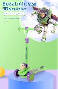 迪士尼反斗奇兵 - BUZZ LIGHT YEAR 巴斯光年 - 小童3D滑板車 (迪士尼許可產品)