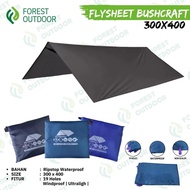 TENDA Flysheet 3x4 flysheet/ waterproof tent cover/ bivouac 4x3 meter camping 3x4 flysheet/ 3x4 fles