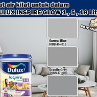 ICI DULUX INSPIRE INTERIOR GLOW 18 Liter Surreal Blue / Granite Grey / Grey Pennant