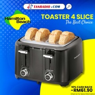 (Free Shipping) Khind Bread Toaster Midori Series With Cover 2 Slices BT808 /Hamilton Beach 4 slice 