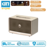 W-KING H330 Retro Bluetooth Speaker 120W, Rich Bass Wireless Home Speaker with 24H Playtime, BT5.4, 