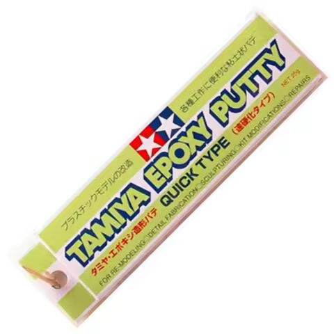 TAMIYA 87051 Quick Type Epoxy Putty 25g Rapid Hardening Fast Drying AB Epoxies Resin Putty Model Rep