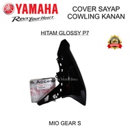 Glossy Black Right Cowling Panel Wing Cover P7 Mio Gear S Original Yamaha B3W-F835V-00-P7