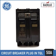 GE Circuit Breaker Plug In 2 Pole TQC - 50A Amps Amperes Panel Box Panel Board Plug-In General Elect