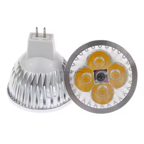 1pcs Retail Super Bright MR16 Base 9W 12W 15W COB Dimmable LED Bulb Light White/Warm/Cool White AC12