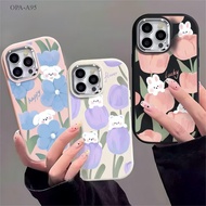 Rabbit Flower Mobile Phone Case Samsung S22 S23 S24 S25 Ultra Fe A54 A16 A06 A51 A71 A03 A35 Cute