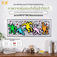 light your bricks | กรอบแสดงและเก็บของเล่นที่เข้ากับเลโก้สำหรับ 31216 Keith Haring Dancing People