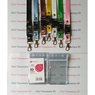 Promo Paket ID Card Zipper 6,5x9CM + Tali Kait Stofer 1.5CM Isi (10