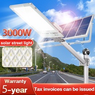Lampu Solar Jalan 3000W Street Light Solar Waterproof Lampu Solar Outdoor Auto On/Off Solar Light 900000mAh Battery LED