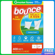 Bounce | Bounce Large Capacity Dryer Sheets Fabric Softener 400 Count