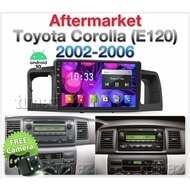 (USED) 9" Android Car Player MP3 For Toyota Corolla E120 2002-2006 Stereo Radio GPS MP4