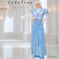 LeSafron set OUTER panjang 2in1 | tile bordir | oneset setelan Celana | utk pesta kondangan seragam 