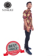 KEMEJA BATIK LELAKI LENGAN PENDEK Batik Shirt Baju Batik Lelaki Size Malaysia Batik KBL00005