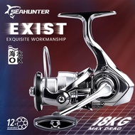 Power Handle Fishing Reel SEAHUNTER DW EXIST Spinning SW Saltwater Metal Spinning 10+1 BB Ball Beari