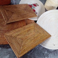 Rattan Placemat Rattan Table Mat/ Rattan Table Mat/ Table Mat Dining Table Mat Waterproof Table Mat 