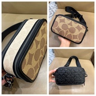 Fashion Men Monogram Double Zipper Closure Shoulder Crossbody Camera Bag New Premium Material In Sto