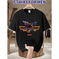 The "Menasor" Themed Print Men'S Short-Sleeve T-Shirt from The Transformers Series Is Comfortable An