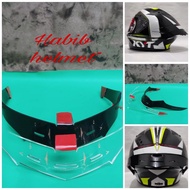 Kyt TT COURTE TTC ACRYLIC HELMET SPOILER GPR SMOKE CLEAR MODEL