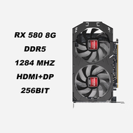 การ์ดจอ RX580 8GB AMD Radeon GDDR5 การ์ดจอคอมพิวเตอร์ 256 BIT 2048SP ใหม่ การ์ดจอ RX580 VGA การ์ดจอ for pc gaming RX580 RX 580(8GB) One