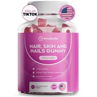 Rosabella Biotin Gummies (5000mg) for Hair, Skin & Nails