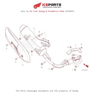 Exhaust Muffler (F30-B) HONDA Vision 110 (2021+) Odd Code