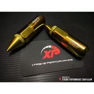 WHEEL NUT SPIKE RAYS- GOLD