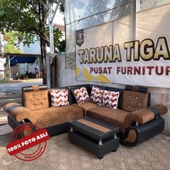 SOFA SUDUT ANGSA SOFA TAMU LETER L