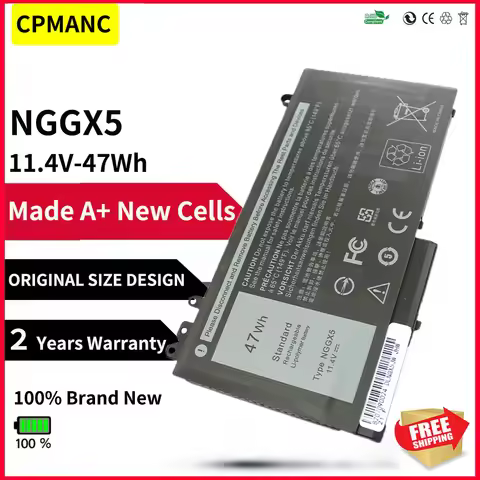 CPMANC NGGX5 Laptop Battery For DELL Latitude E5270 E5470 E5570 Series M3510 JY8D6 954DF 0JY8D6 11.4