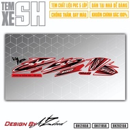 Tem Xe SH Thiết Kế Độc Đáo 2025 | SH56 | Tem Rời Hình Dán Xe Máy SH 125i 150i 160i