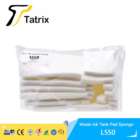 Tatrix L550 Ink Maintenance Box L550 Waste Ink Tank Pad Sponge for Epson L451/L550/L551/L555/L558/L5