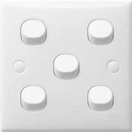 SCHNEIDER CLIPSAL VIVACE SWITCH SOCKET ( 1 unit ) 13A/15A/1GANG 20A/1GANG BELL/1GANG/2GANG 250V 3PIN