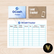 A5 Tracker Gcash x Load Customize 40 Sheets top notepad notebook record top