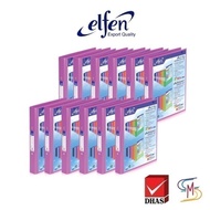 (แพ็ค12ชิ้น) Elfen แฟ้ม แฟ้มห่วง 2 ห่วง แฟ้มใส่เอกสาร A4 รุ่น 2222 วิวบายเดอร์