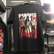 KATUN Ramones Band Tshirt 30s Combed Cotton Material || Size SML XL XXL 3XL 4XL || DISTRO TSHIRT