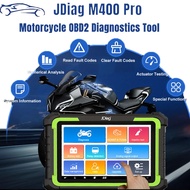 Jdiag M400Pro M400 Pro Motorcycle OBD2 Diagnostics Tool Support ECU Remap/ABS System Test/ECU Progra