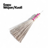 Classic Restaurant Pan Broom - White Stick Material