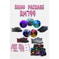 Bowling Package - BRUNSWICK RHINO - Xtech Shoe - Xtech 1 Ball tote - X Proshop - X Pro Shop - XPROSH