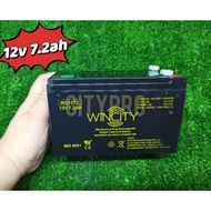 HOT🔥 WINCITY GENUINE 12V 7.2Ah Rechargeable Sealed Lead Acid Battery Autogate UPS