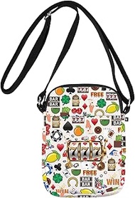 Casino Crossbody Bag Casino Crossbody Purse Lucky Casino Bag Lucky 777 Casino Gifts Casino Stash Sho
