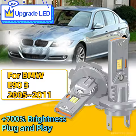 2Pcs Super Bright Bulbs 180W 30000LM H7 LED Car Headlight 12V 6000K High Power Car Lamp For BMW E90 