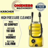 ''KARCHER'' HIGH PRESSURE CLEANER -K2 COMPACT -360L/H MAX / 110 BAR MAX / 1400W - 1.673-500.0